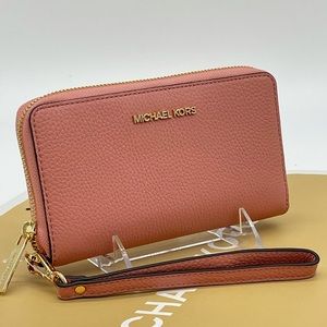 Michael Kors JST Large Flat MF Phone Case Wallet